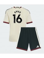 Manchester United Amad Diallo #16 Alternativní dres pro děti 2026-27 Krátký Rukáv (+ trenýrky)